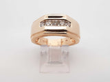0.50 Cttw Channel-set Diamond & 14k Gold Band 10.2 Grams Size 8 Fw0625izxdu