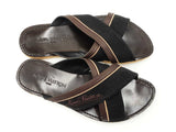Louis Vuitton Canvas & Leather Espadrilles Slide Sandals Size 7 Men's Fw0725crdu