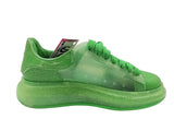 Alexander Mcqueen 718267 Green Glitter Shoes Size 9 Gs1025rzmia