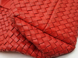 Bottega Veneta Red Intrecciato Leather Cabat Tote Bag Eb0326lwxzde