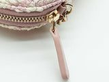 Chanel Mini Pink & White Tweed Quilted Clutch With Chain Eb0926oxxzde