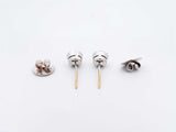 2.0 Cttw Diamond & 18k White Gold Stud Earrings 5 Grams Fw1124lrxdu