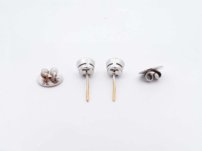2.0 Cttw Diamond & 18k White Gold Stud Earrings 5 Grams Fw1124lrxdu