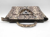 Michael Kors Tina Large Python Snake Satchel Aa0426prsa