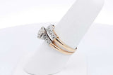 Approx. 0.35ctw Diamond Engagement Set 14k Yellow Gold 4.5g Size 7.5 Eb0824oxzsa