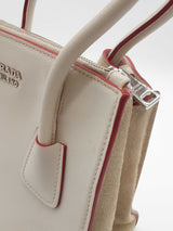 Prada Mini Scamosciato Glace Leather & Suede Twin Pocket Tote Bag Eb0725oxzde