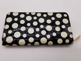 Louis Vuitton X Kusama Monogram Embossed Black White Pokodots Wallet Do0526prxde
