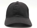 Yves Saint Laurent Embroidered Sl Signature Logo Black Hat Size 57 Aa0826lzxsa