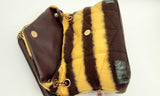 Yves Saint Laurent Tie Dye Quilted Wool Loulou Puffer Shoulder Bag Eblxezsa