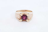 14k Yellow Gold Ring With Gemstone 7.9 Grams Size 9.5 Eb0824wrxsa