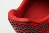 Alexander Mcqueen Oversized Red Leather Sneakers Size 42 Eb0626lxzsa