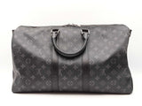Louis Vuitton Keepall Bandoulière 45 Monogram Eclipse Coated Canvas Fw0725lzxzdu
