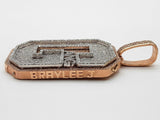 20.23 Cttw Natural Diamonds 10k Rose Gold 143.2g "Gang" Pendant Do0726exzxde