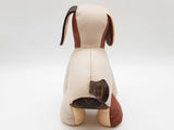 Louis Vuitton Doudou Oscar Dog White Brown Leather Plush Toy Do1025wxzde