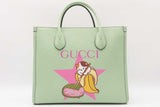 Gucci X Bananya Small Print Leather Tote Bag Sd0626crzdu