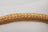 22k Yellow Gold Woven Floral Design Bracelet 30 Grams 6 Inch Eb0726wwxzsa