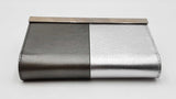 Fendi Mini Rush Bi-color Metallic Saffiano Leather Clutch Sd0526ozxdu
