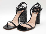 Miu Miu Vernice Glitter And Pantent Leather Heels Size 38eu 8us Sd1225lrzde