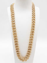 25.75 Cttw Diamonds 10k Yellow Gold 339.5g Solid Cuban Chain 26 In Do0725lexzxde