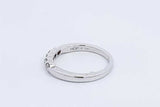 0.15cttw Diamond Ring In 18k White Gold 3 Grams Size 5.5 Eb0725lwxdu