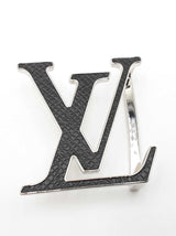 Louis Vuitton Monogram Eclipse Coated Canvas & Black Leather 40mm Belt Strap With Silver-tone Initiales Buckle Size 85|34 Fw0726lcrdu