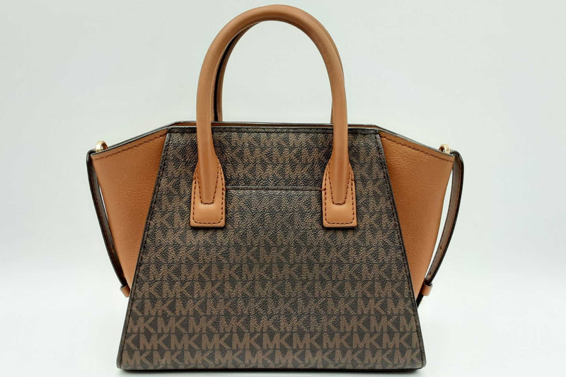 Michael Kors Avril Logo Top Zip Satchel Eb0824pxdu