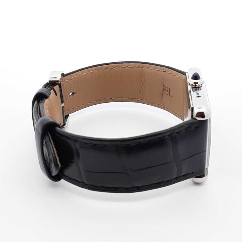 Cartier Tank Must Stainless Steel & Leather 25.5mm Quartz Watch Fw0625lrxzdu