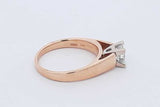 0.42ctw Princess Cut Diamond Ring In 14k Yellow Gold 4.5g Size 6.75 Eb0526ixzdu