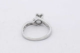 0.54cttw Diamond Ring In 10k White Gold 2.3 Grams Size 6 Eb0726lpxsa