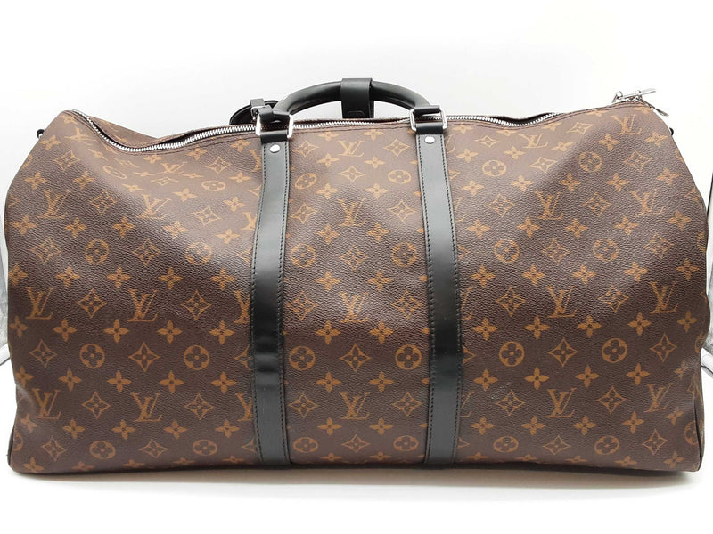 Louis Vuitton 55 Keepall Bandouliere Brown Monogram Duffle Bag Do1224lxzxde