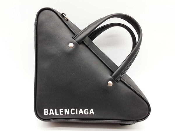 Balenciaga Triangle S Duffle Black Leather Crossbody Bag Do1024pxzde Max Pawn