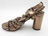 Balenciaga Arena Stud Silver Gray Gladiator Heels Size Eu 36 Do0925crde