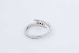 0.18ctw Diamond Ring In 14k White Gold 2.7 Grams Size 4.75 Eb0725lxzdu