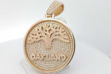 2.85cttw Diamond 14k Yellow Gold Tree Of Life Pendant 87.8 Grams Eb0926cxxzsa