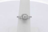 1.03cttw Diamond 14k White Gold Ring 3.6 Grams Size 5.5 Eb0626pxzsa