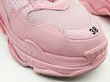 Balenciaga Triple S Faux Fur Pink Shoes Size Eu 38/ Us 8 Do0324oxzde