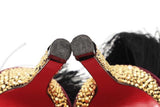 Christian Louboutin Hot Chick Kiss Burgundy Velvet Pumps Size 38 Eb0526oxzsa