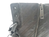 Givenchy Clapham Black Leather Biker Boots Size 40 Eb0326lxzsa