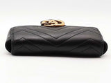 Gucci Gg Marmont Mini Shoulder Bag Black Aa0826worsa