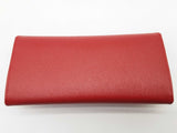 Salvatore Ferragamo Gancini Red Leather Continental Wallet Do0925lrxde
