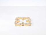 Cartier Diamond & 18k Yellow Gold Gothic Clover Quatrefoil Pendant 6.1 Grams Fw0726czxdu