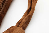 Bottega Veneta Brown Suede Corduroy Jodie Shoulder Bag Eb0926lorxde