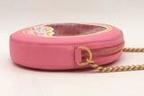 Balmain Barbie Translucent Pink Disco Round Crossbody Eb0425lxxzsa