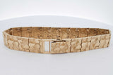 10k Yellow Gold Nugget Bracelet 29.5 Grams 8 Inch Eb0826lcxzsa
