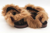 Gucci Shearling Sandals Size 11 Eb0925oxzde