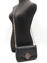 Tory Burch Amanda Mini Crossbody In Black Pebbled Leather Fw0126wrdu