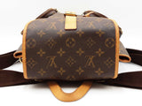 Louis Vuitton Bosphore Backpack In Monogram Coated Canvas & Vachetta Leather Fw0126izxdu
