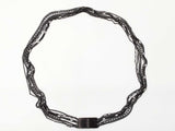 Chanel Turnlock Multi Strand Chain Belt In Black Metal Finish Fw0926wrzdu