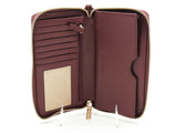 Michael Kors Jet Set Travel Purple Wallet Aa1224wrsa