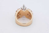 3.61cttw Diamond Ring In 14k Yellow Gold 16.5 Grams Size 6.5 Eb0926pxxzsa